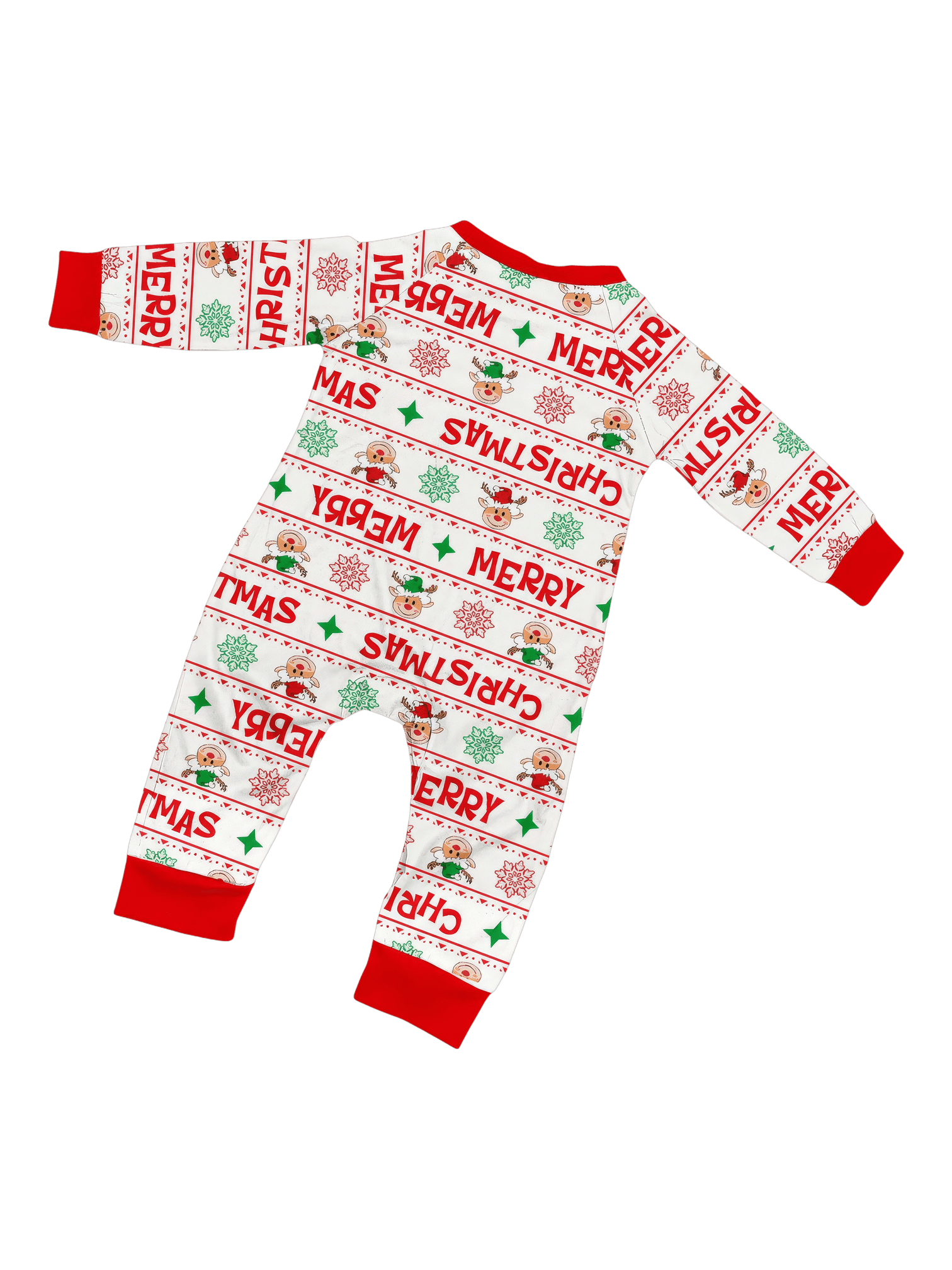 Family Christmas pyjamas, Ghibli style, Reindeer motif