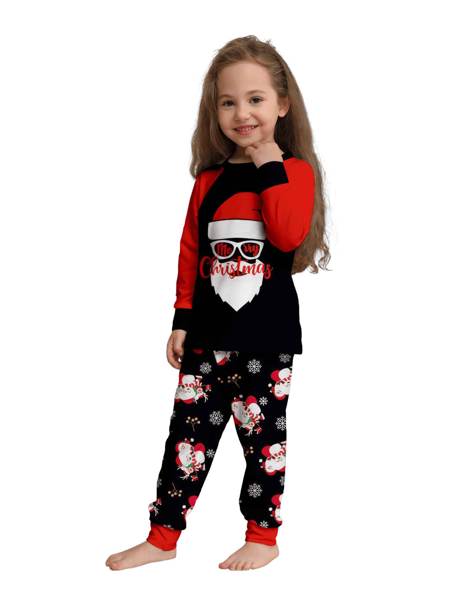 Merry Christmas printed Santa Claus motif