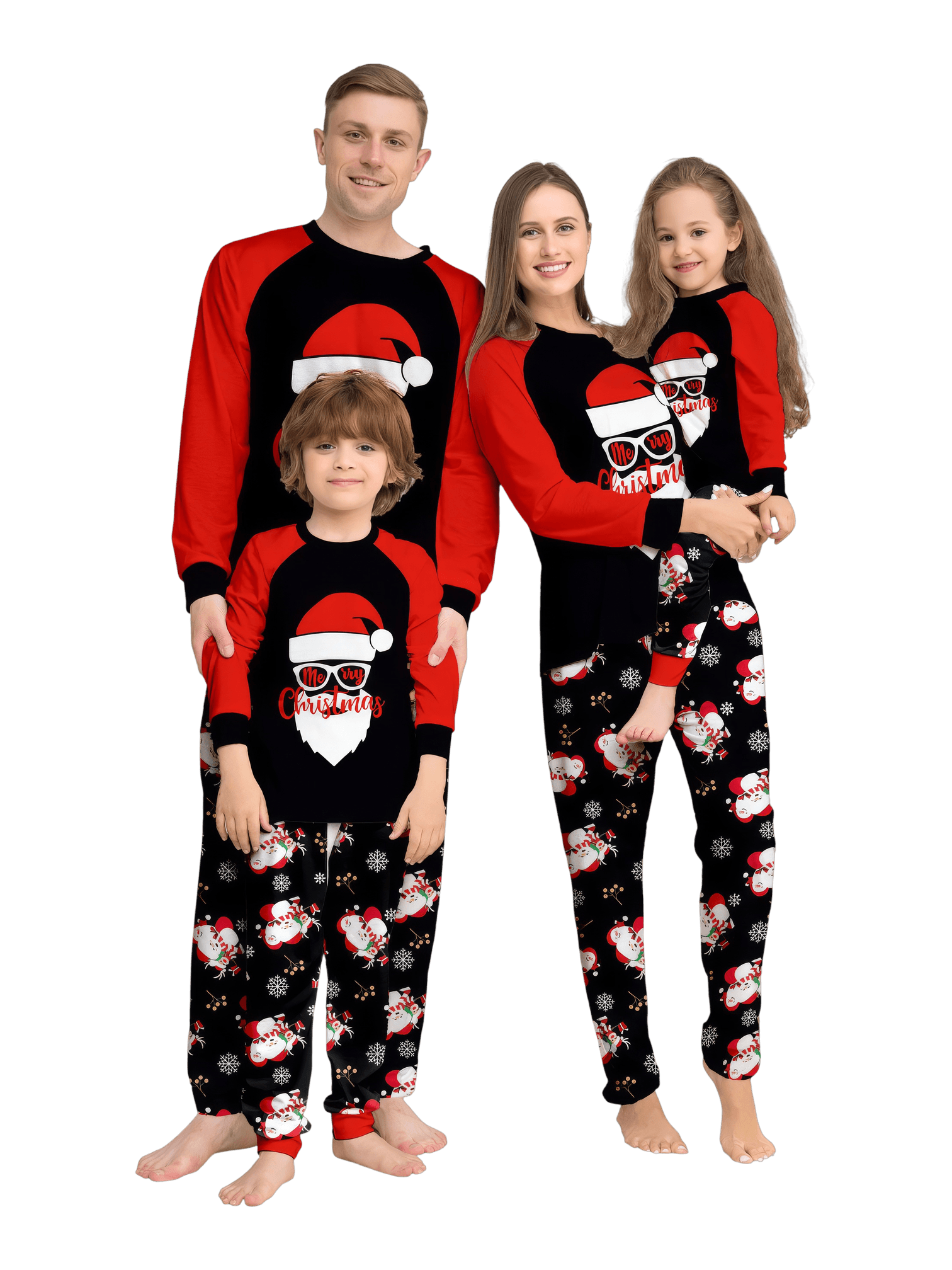 Merry Christmas printed Santa Claus motif