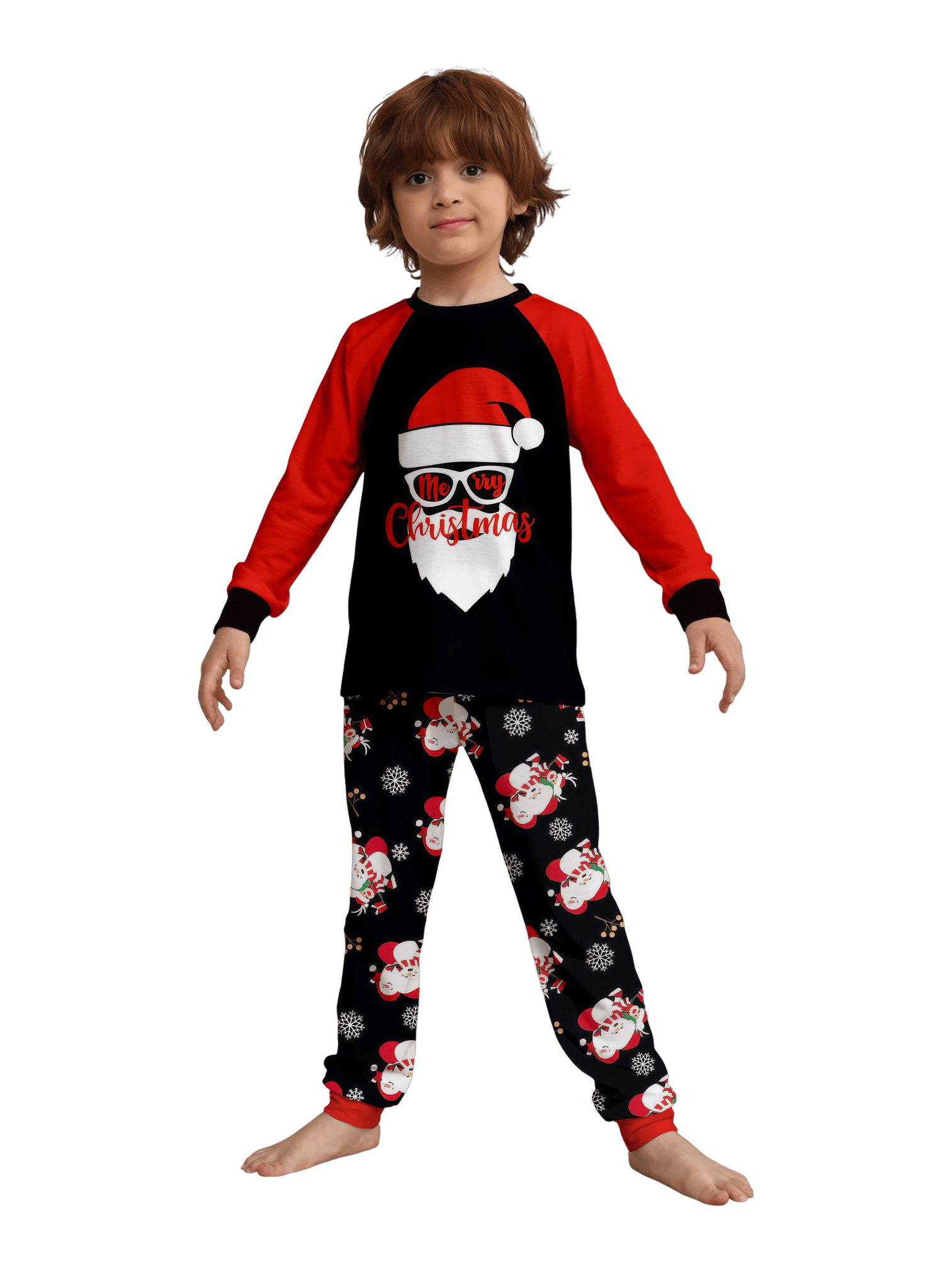 Merry Christmas printed Santa Claus motif