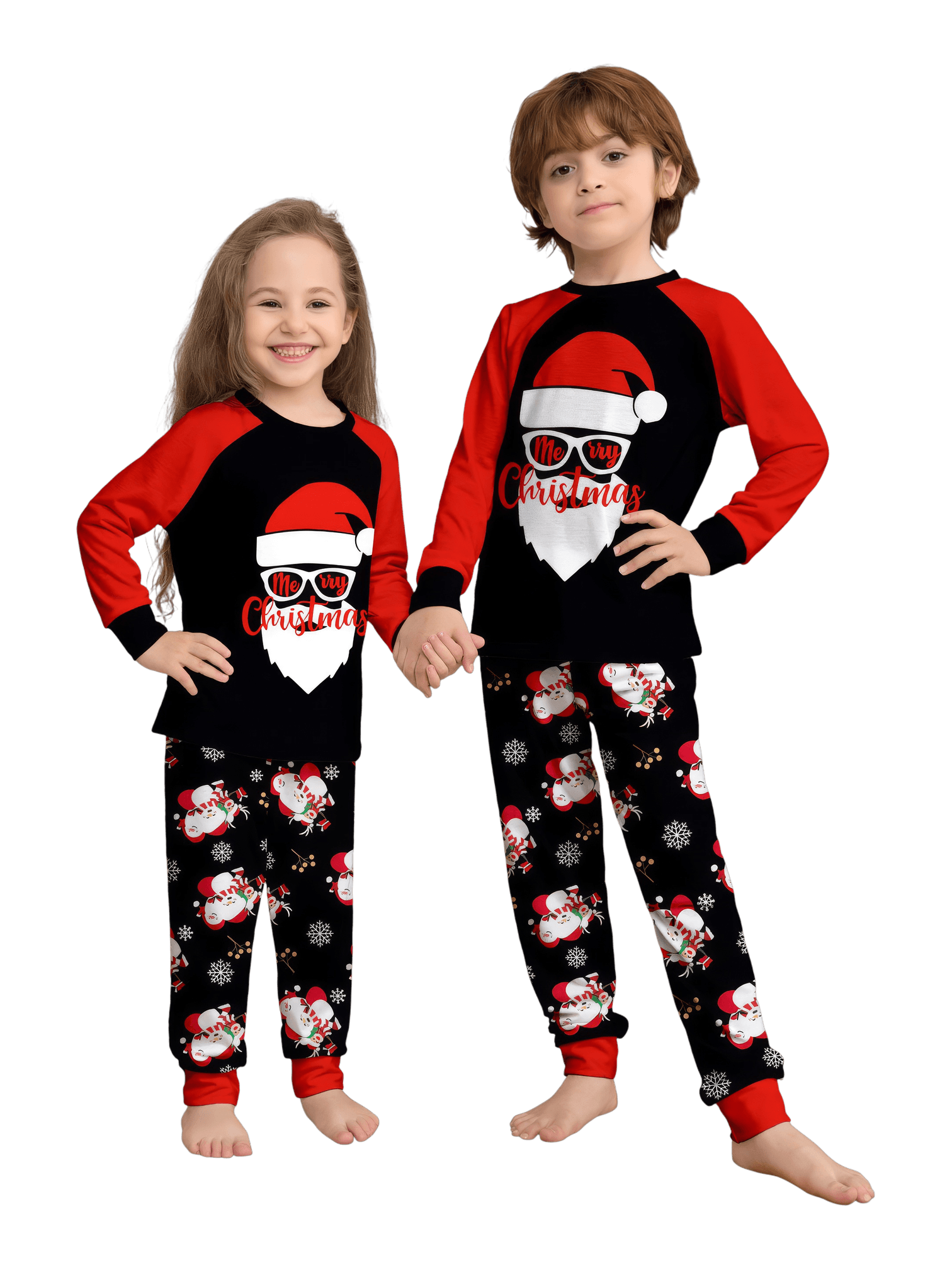 Merry Christmas printed Santa Claus motif