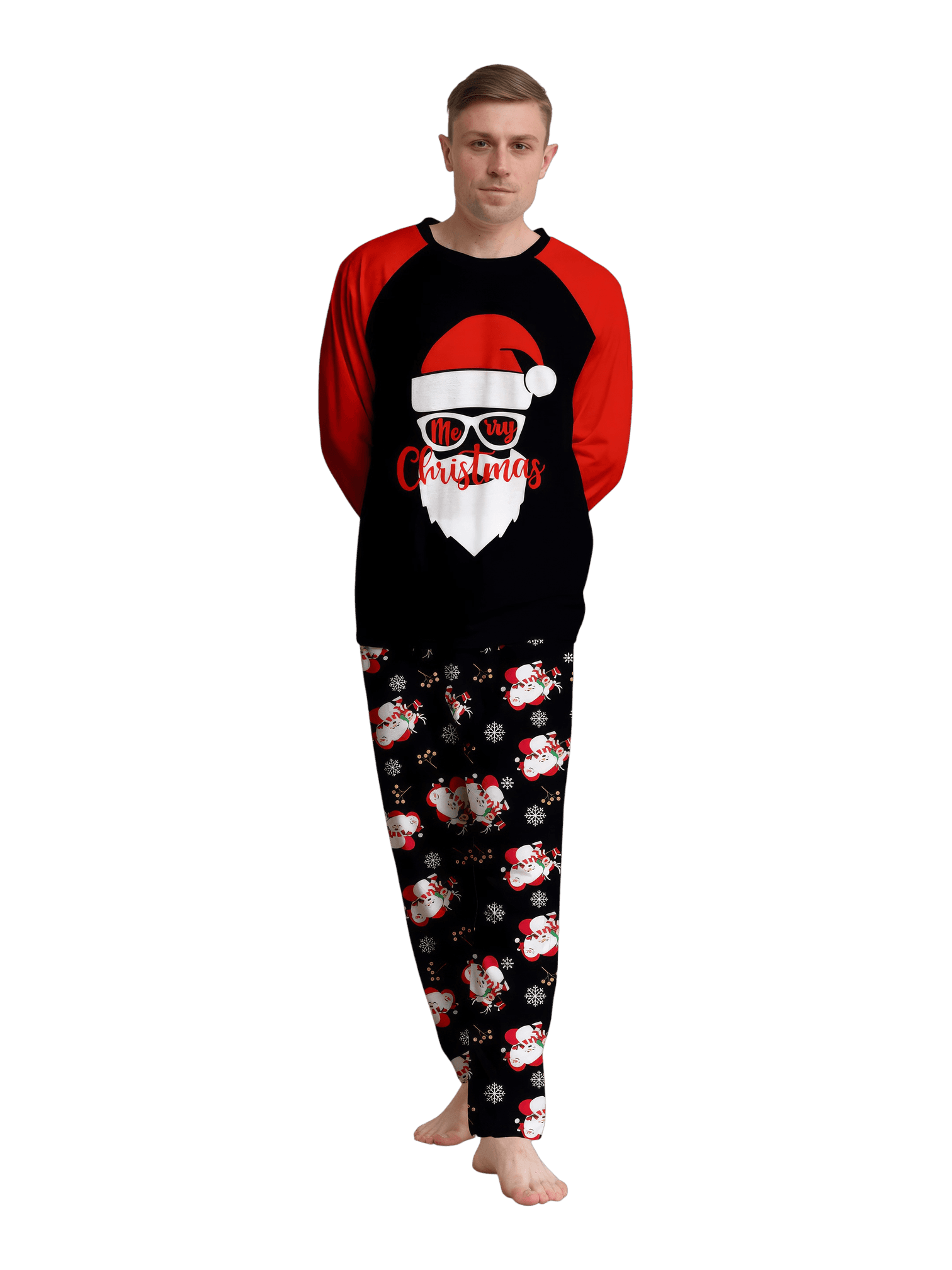 Merry Christmas printed Santa Claus motif