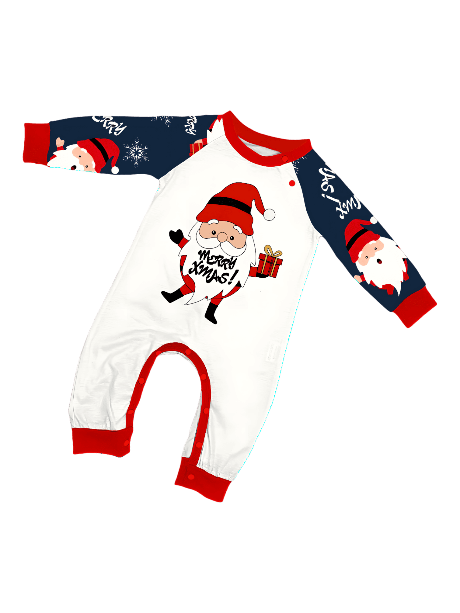 The very bearded Father Christmas, ‘Merry Christmas’ family pajamas, couples