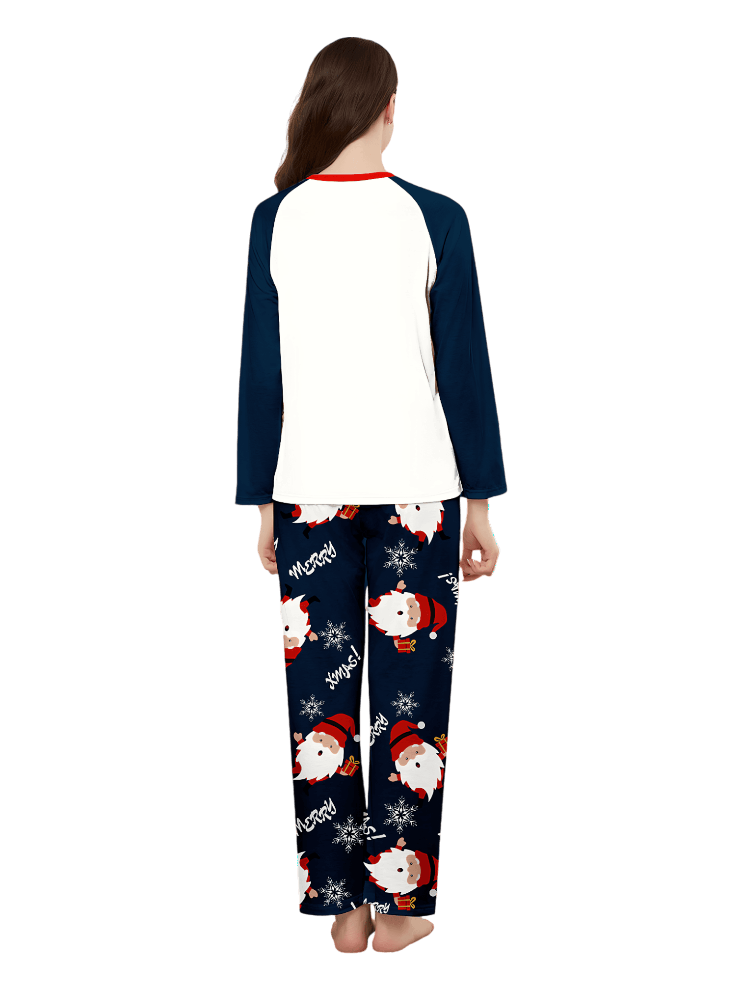 The very bearded Father Christmas, ‘Merry Christmas’ family pajamas, couples