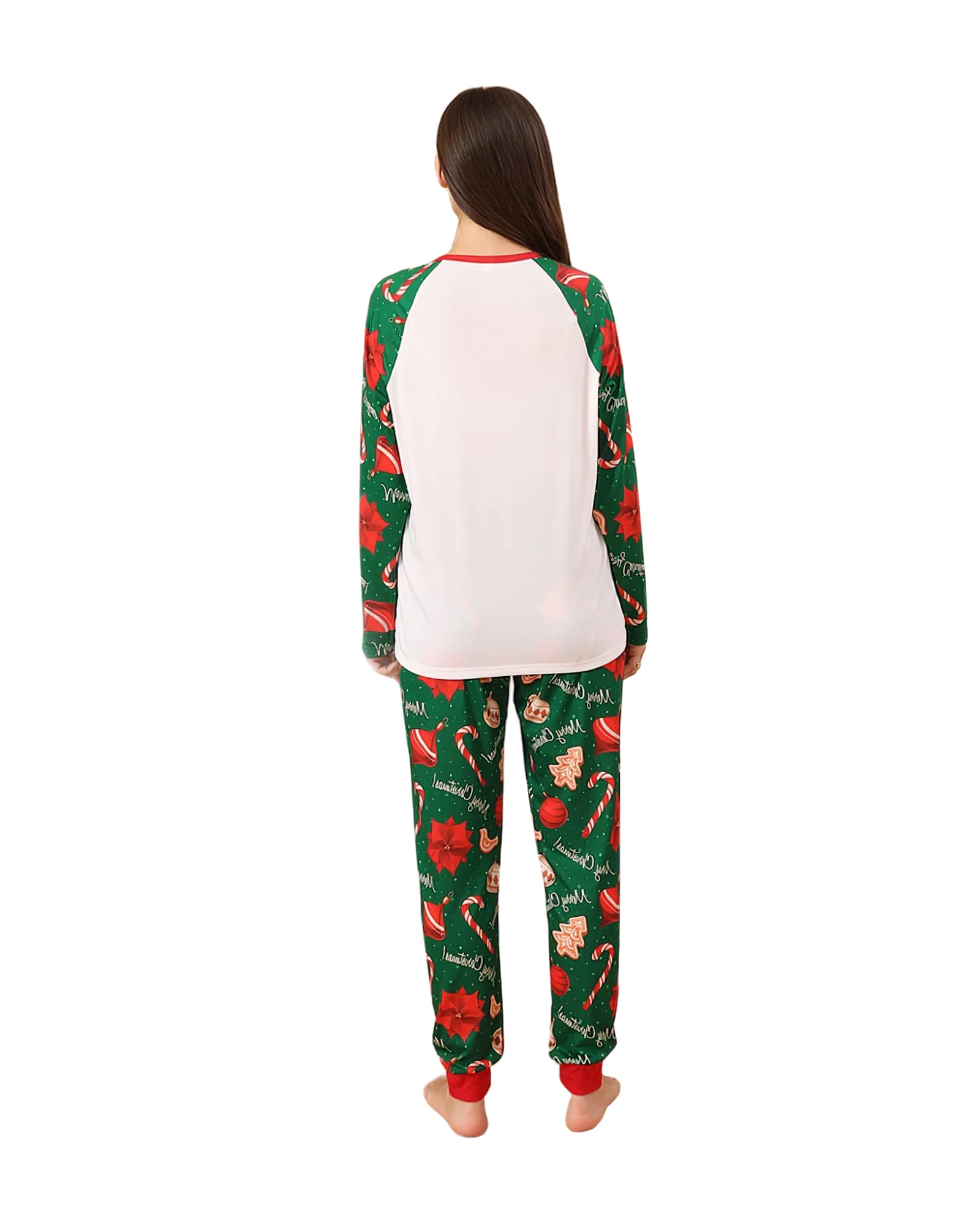 Family Christmas pyjamas The tree full of gifts