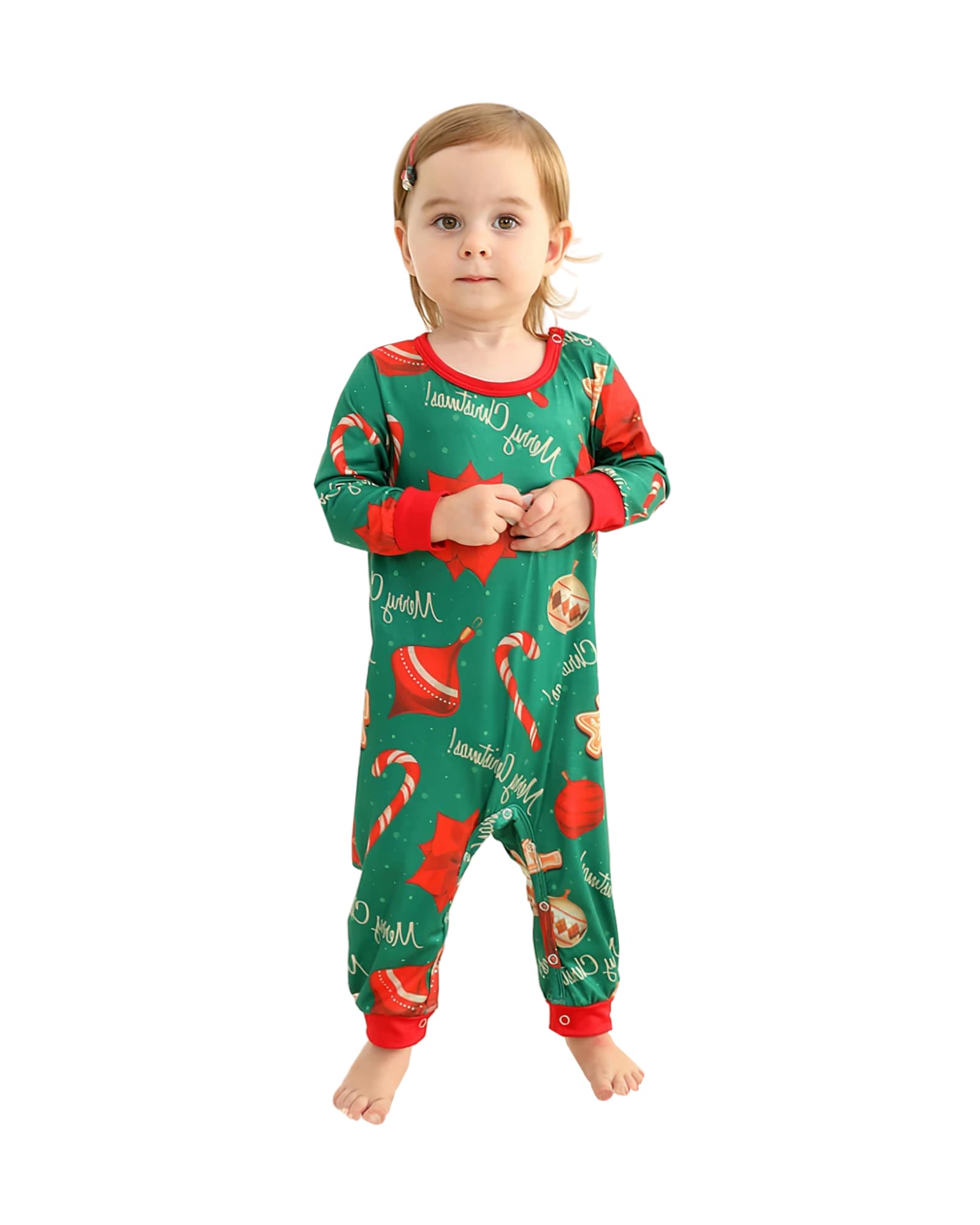 Family Christmas pyjamas The tree full of gifts