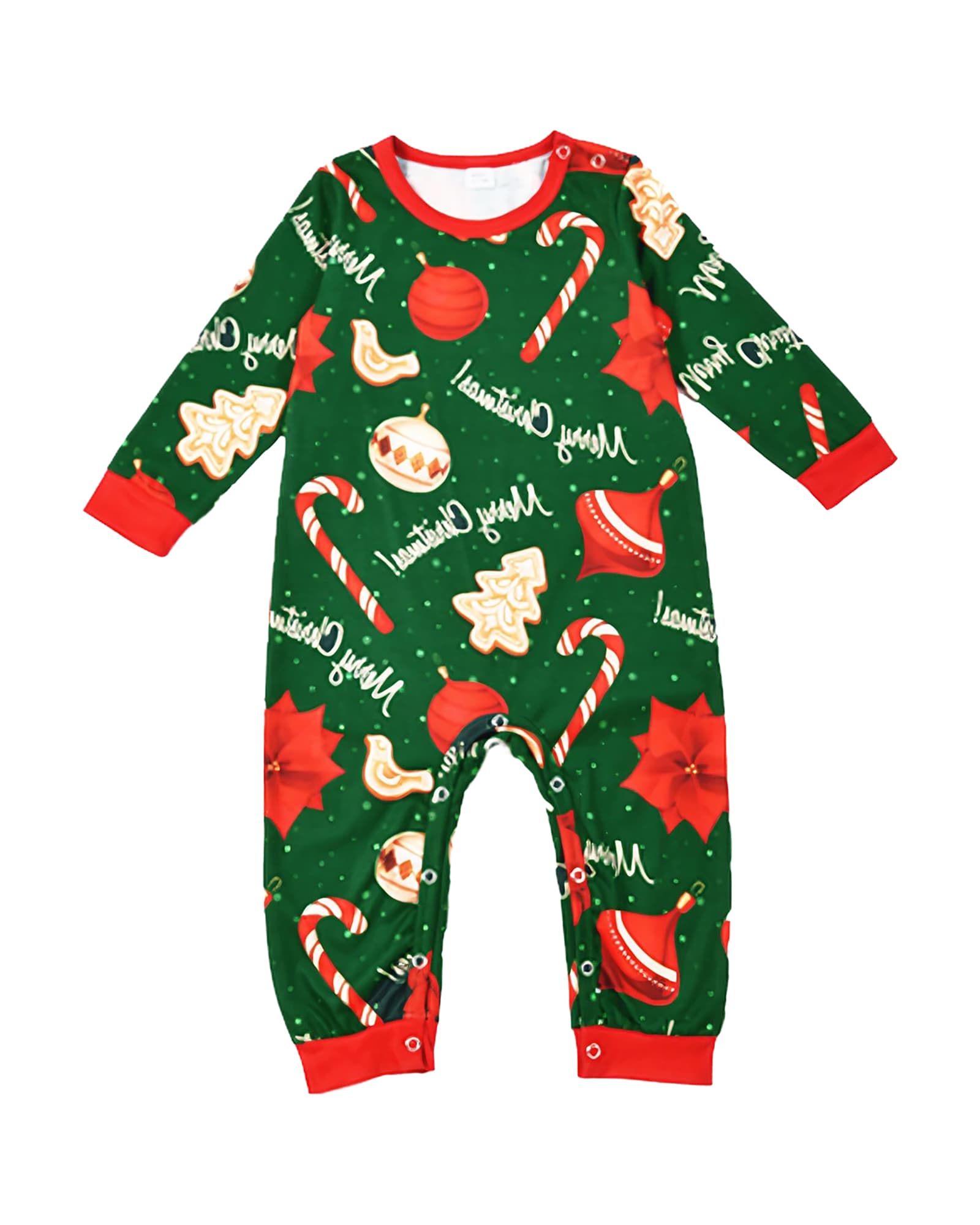 Family Christmas pyjamas The tree full of gifts