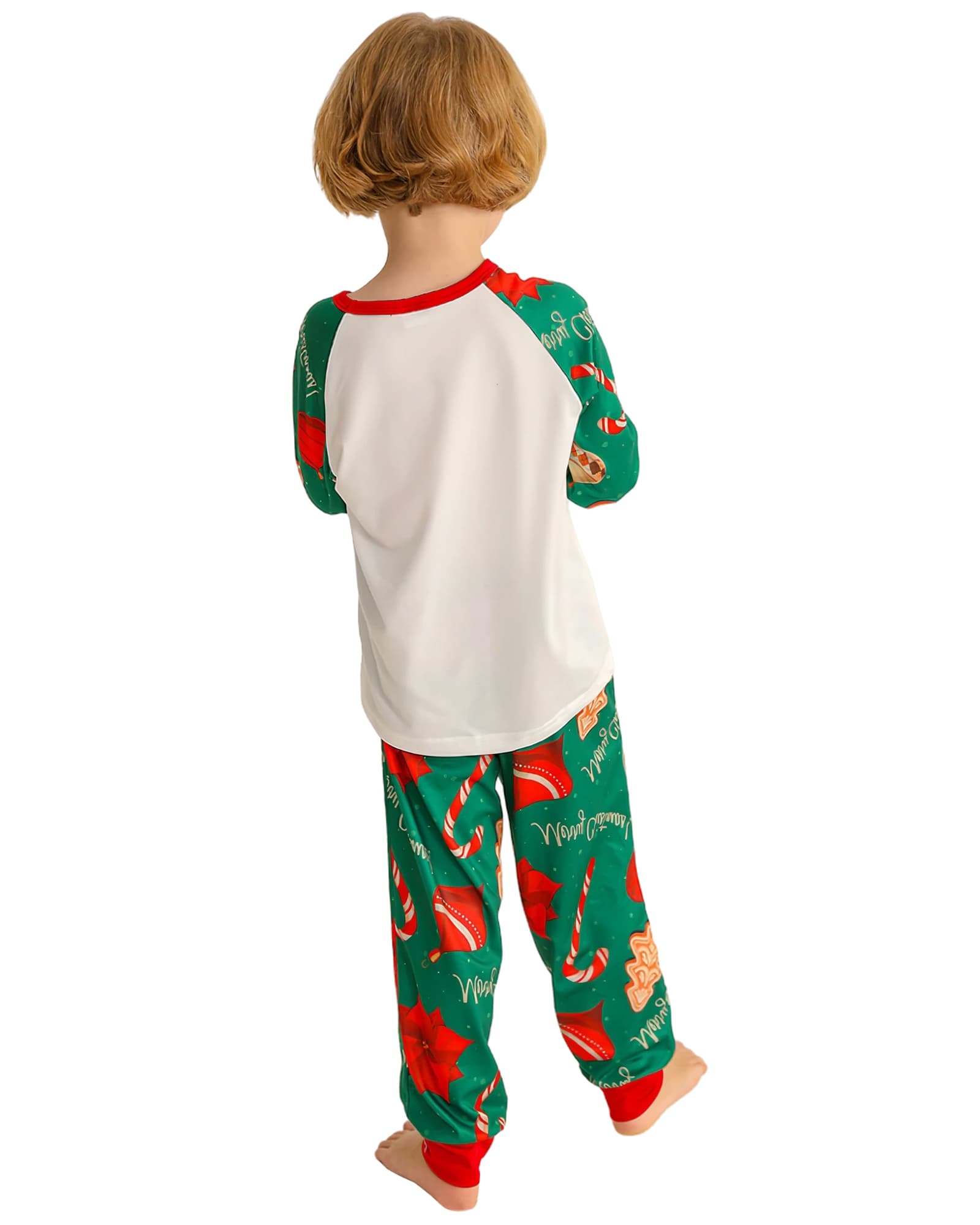 Family Christmas pyjamas The tree full of gifts