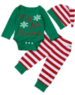 Pijama navideño Mi primera Navidad para bebés recién nacidos
