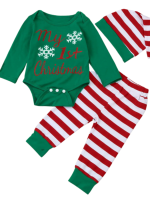 Christmas pajamas My 1st Christmas for newborn, babies