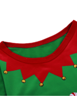 Christmas pajamas Little Green elf striped