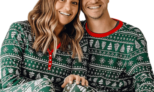 couples original christmas pyjamas