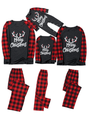 Christmas pyjamas Merry christmas reindeer antlers