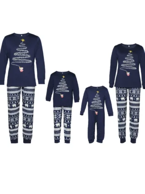 Matching Christmas Pyjamas Starry Magic Tree Families Couples all models