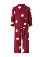 Christmas pyjamas Santa's head burgundy