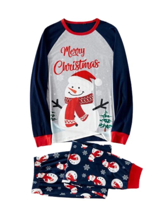 Christmas Pyjamas Snowman Dressed