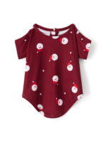 Christmas pyjamas Santa's head burgundy