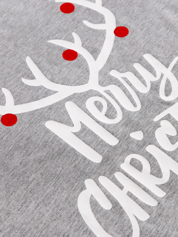 Christmas pyjamas Merry Christmas reindeer antlers kitsch style