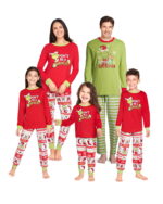 Jul familj pyjamas God jul Grinchmas