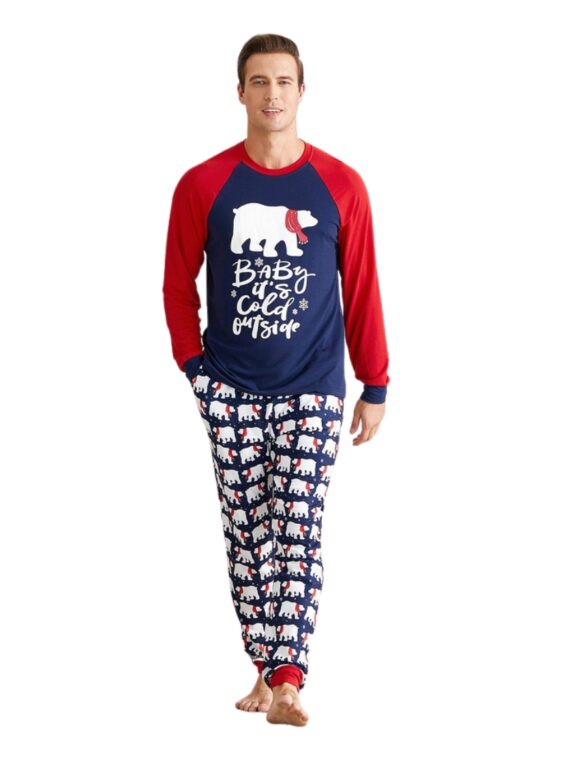 Polar Bear Christmas pyjamas well covered