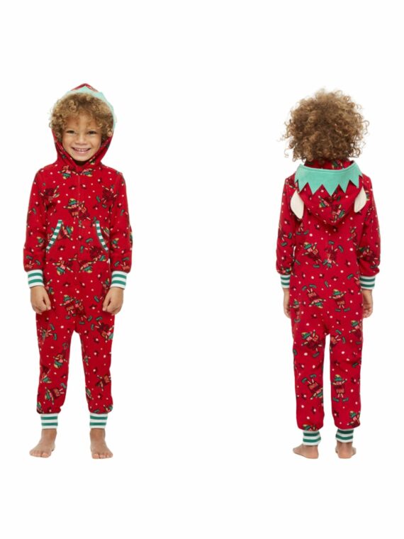 Family Christmas Pyjamas Elf Suit