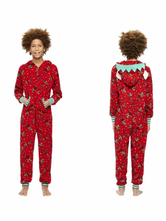 Family Christmas Pyjamas Elf Suit