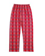 Cute Reindeer Christmas Pajamas, Tartan Check