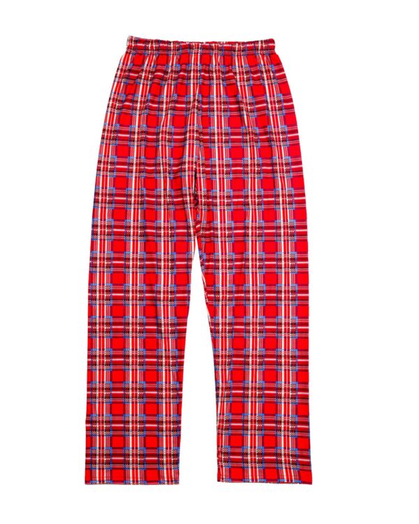 Cute Reindeer Christmas Pyjamas, Tartan Check