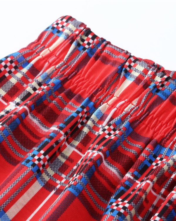 Pigiama di Natale con renna, Tartan Check