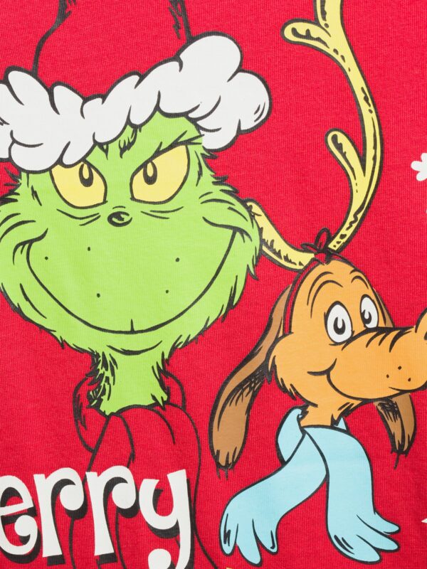 Jul familj pyjamas God jul Grinchmas