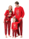 Checkered Christmas Pyjama Small Reindeer Merry Christmas