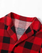 Modern Christmas Pajamas in Red Checkered