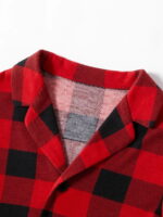 Modern Christmas Pyjamas in Red Checkered