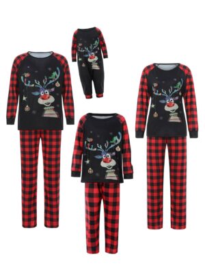 Original Patchwork Reindeer Christmas Pyjamas