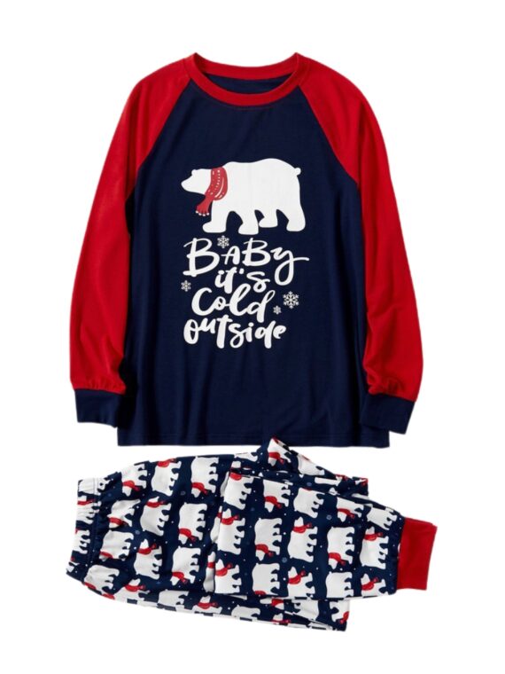 Polar Bear Christmas pyjamas well covered