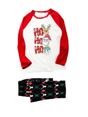 Pyjama de Noel 3 Petits Bonhommes Ho Ho Ho modele adulte