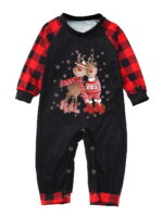 Christmas Pajamas Couples and Families Reindeer in Love