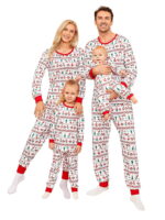 Christmas pyjamas winter with modern design, white