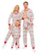 Christmas pyjamas winter with modern design, white