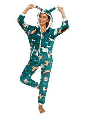 Kerst Jumpsuit Kleine Diertjes, paren