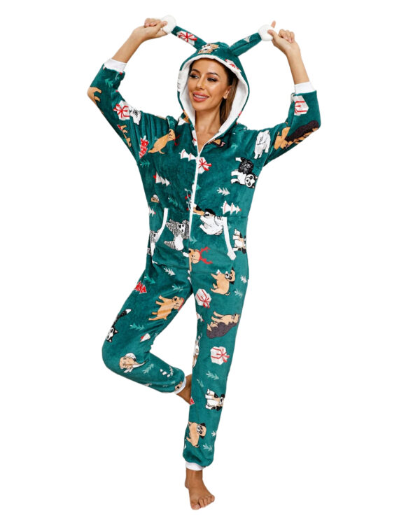 Kerst Jumpsuit Kleine Diertjes, paren