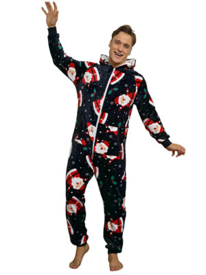 Christmas Jumpsuit Santa Claus, couples