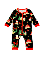 Christmas Sloths hanging from the garlands, whole matching family pyjamas