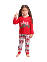 Fröhliche Weihnachten im roten Pyjama im Grinchmas-Stil