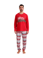 Fröhliche Weihnachten im roten Pyjama im Grinchmas-Stil