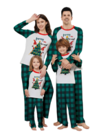 Christmas tree decorated by elves, printed “Merry Christmas”