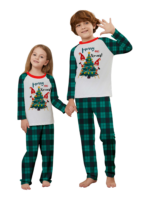 Christmas tree decorated by elves, printed “Merry Christmas”