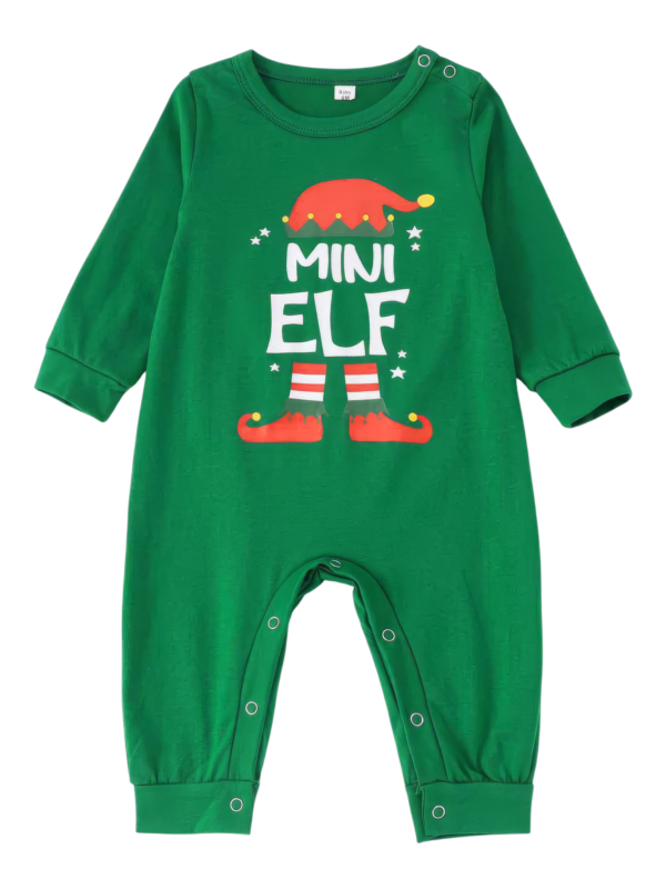 Elf Christmas pyjamas family, couple, Irish check