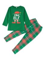 Elf Christmas pyjamas family, couple, Irish check
