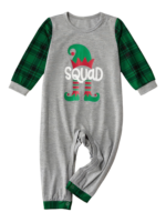 Elf Squad authentic green and gray family Christmas pyjamas